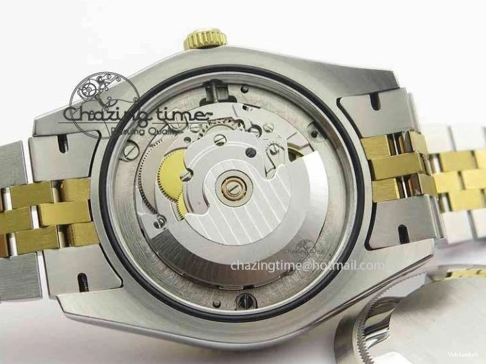 Roman YG Maker Black On Bracelet Edition A2813 BP Best 41mm DateJust SS Jubilee Dial II 0521